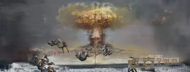 霾•大暑 smog Great Heat 60CMX160CM 黎柯汝 2014年