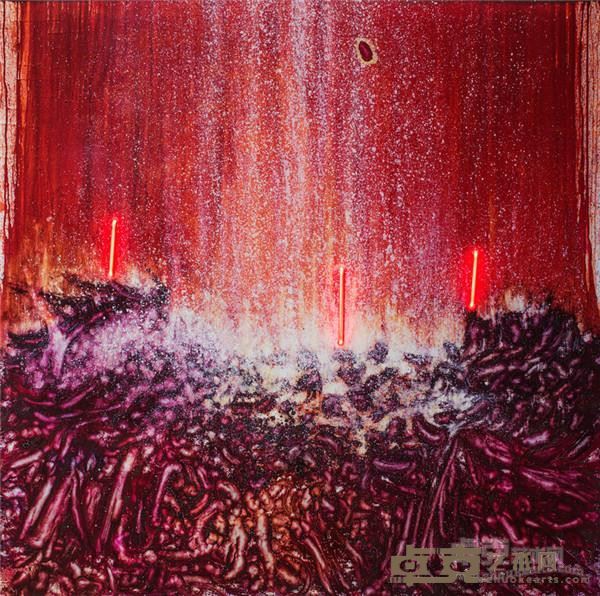 《化蝶》 陈春木 150x150cm 2015年