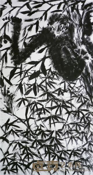 《猴子和竹子》 李飒 2010年
