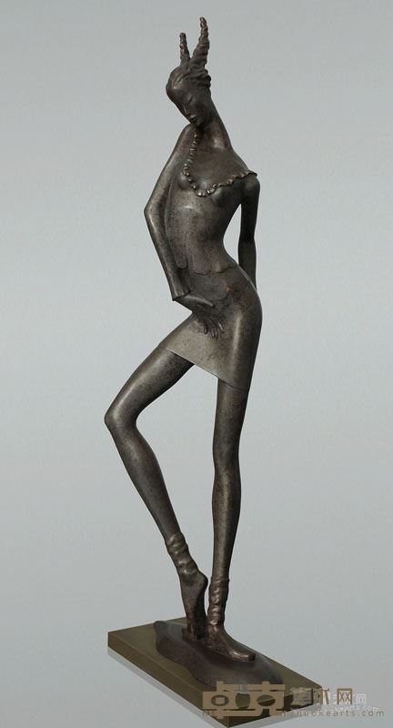 潘松《霓裳》系列8   铸铜  95×33×24cm  2006年