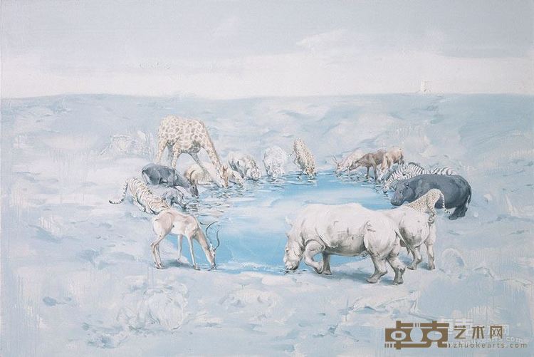 申树斌《用眼睛可以看到的诗》No.2   布面油画  150x100cm 2014年