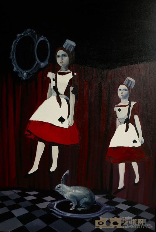 徐跋骋《启示 》No.1  布面油画 110cm×75cm  2014