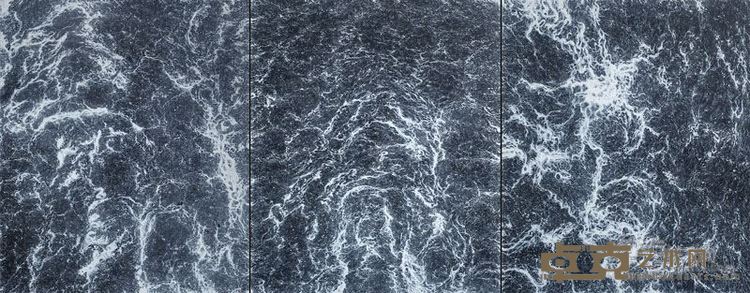 张文斌《意识》 布面油画 130x330cm（三联画）2016年