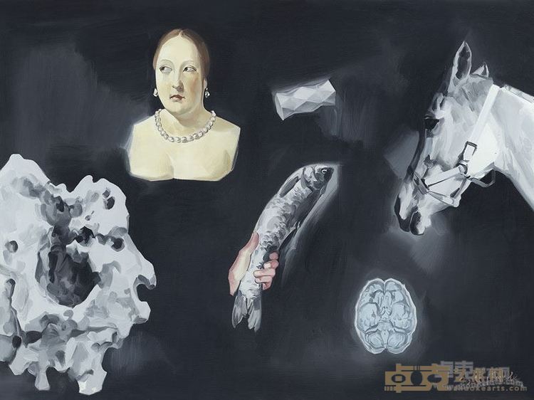周伟华《借问1号》 油画 150x112cm 2015年