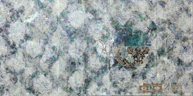 彭涛《DK型风景》 综合媒材 100x200cm 2016年