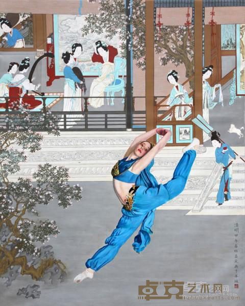 《清明》 林圣元 200x160cm