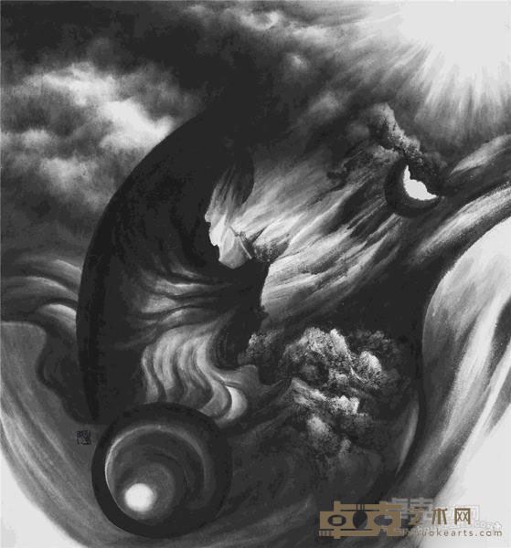 《大哉乾元》 姬子 98x90cm 2013