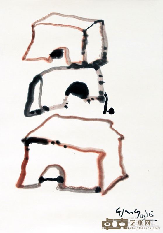 王川作品——《建》32_45.5cm2016