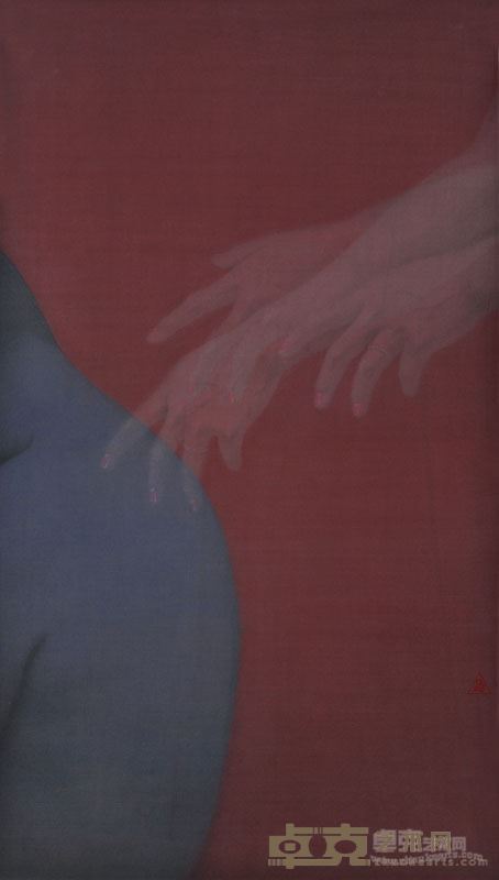 翼 绢本 40x70cm