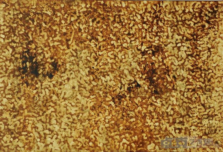 姜济敏 《2014-z7＃》 2014年 纸本 普洱茶 40x60cm